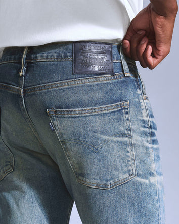 levi's® blue tab  502™ 標準窄腳剪裁牛仔褲 |男裝 A588100082832 Med Indigo - Worn In  – Levi's 香港