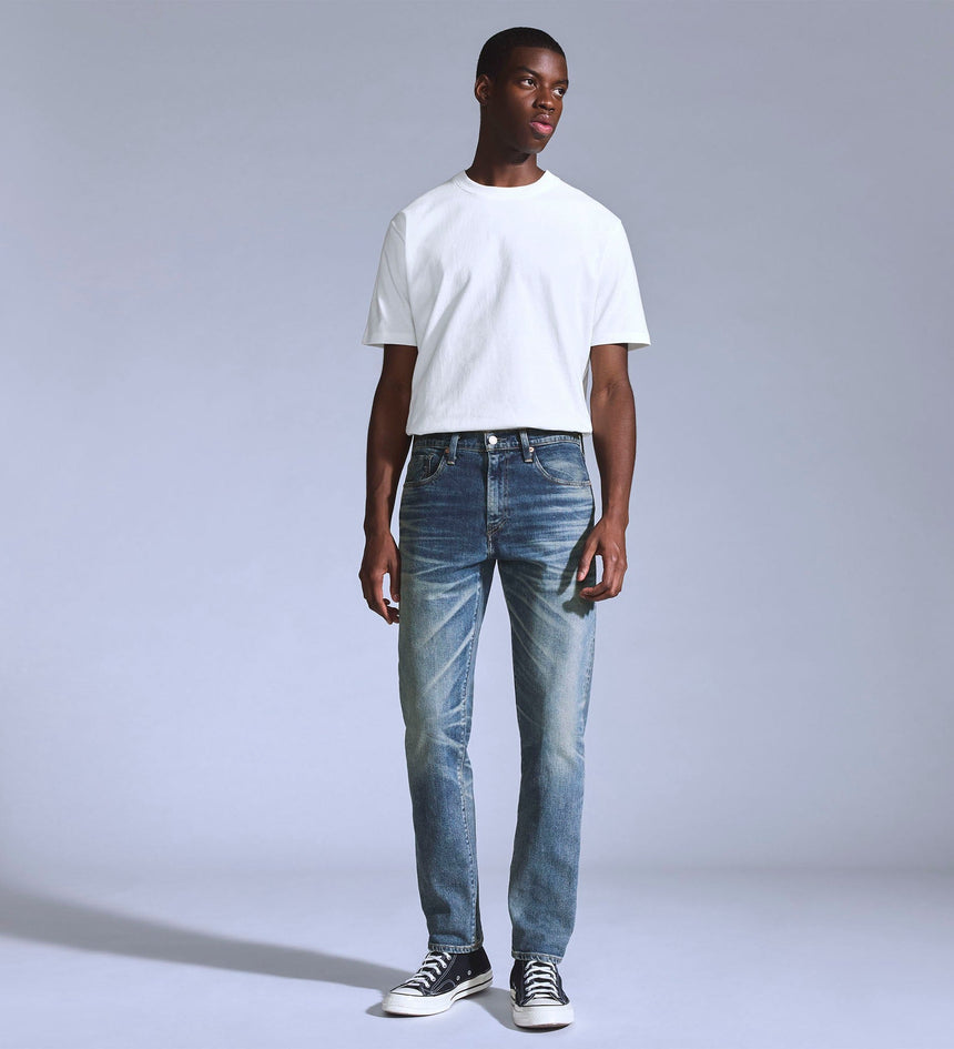 levi's® blue tab  502™ 標準窄腳剪裁牛仔褲 |男裝 A588100082832 Med Indigo - Worn In – Levi's 香港