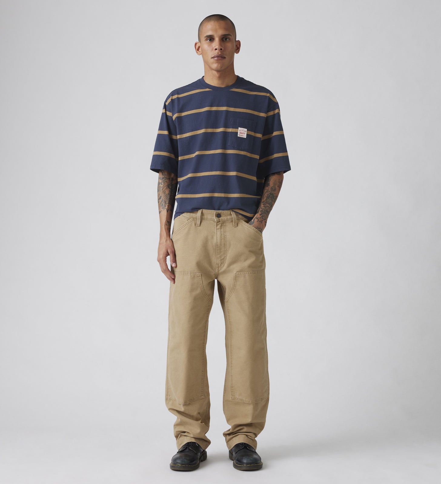 levi's® men's 568™ loose straight double-knee carpenter A736700103232 Tiger's Eye Non-Stretch Canvas – Levi's Hong Kong