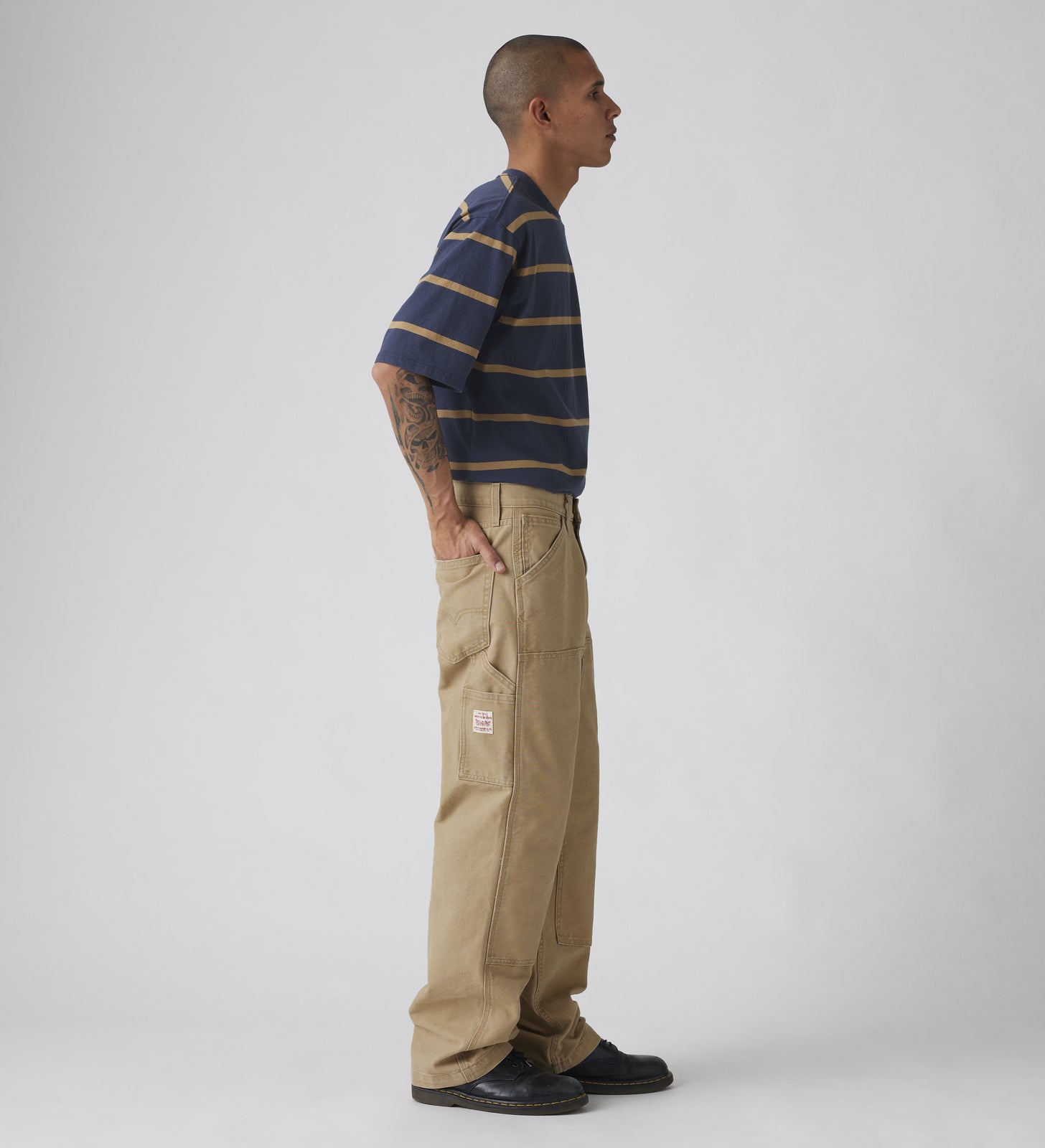 levi's® men's 568™ loose straight double-knee carpenter A736700103232 Tiger's Eye Non-Stretch Canvas – Levi's Hong Kong