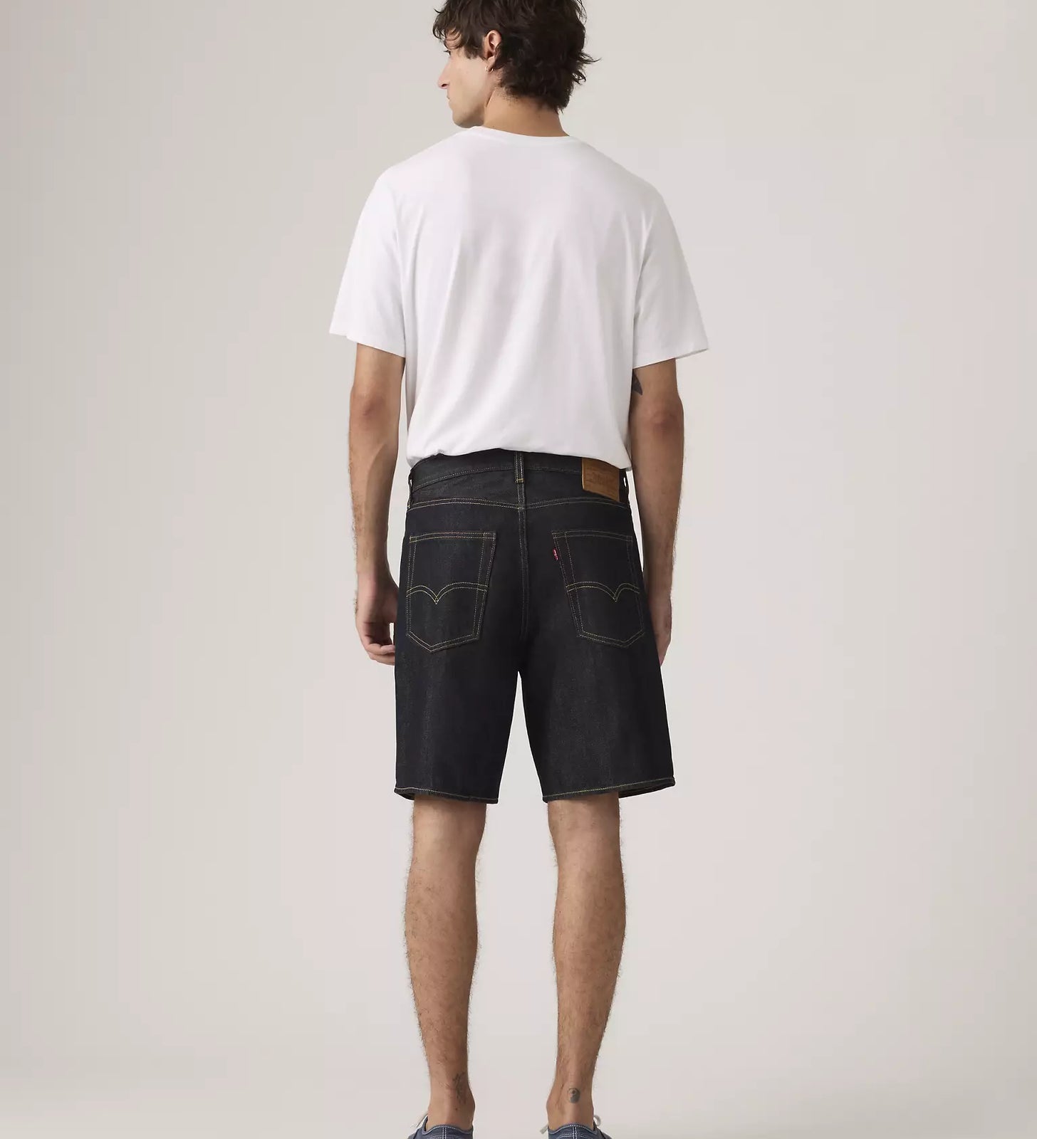 levi's® 468 寬鬆短褲 | 男裝   A8461003828- Dark Indigo – Levi's 香港