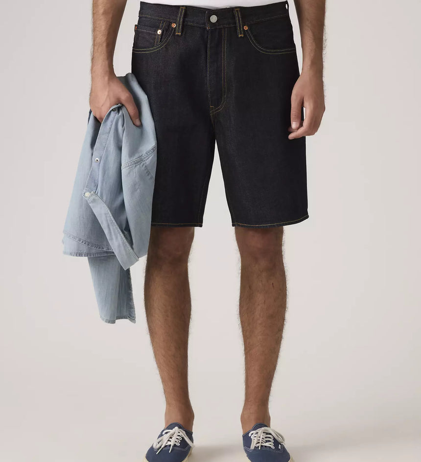levi's® 468 寬鬆短褲 | 男裝   A8461003828- Dark Indigo – Levi's 香港