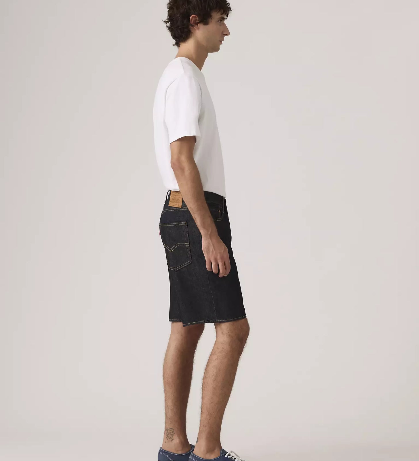 levi's® 468 寬鬆短褲 | 男裝   A8461003828- Dark Indigo – Levi's 香港