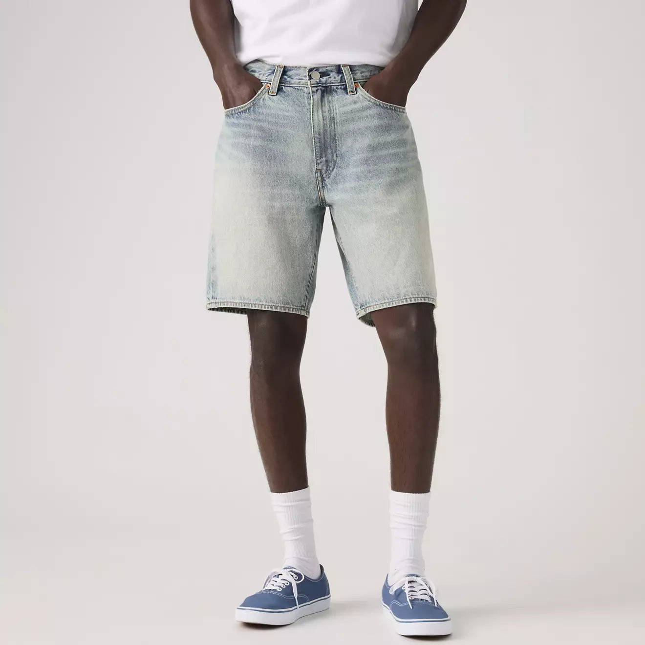 levi's® men's 468 loose shorts A8461003928- Light Indigo – Levi's Hong Kong