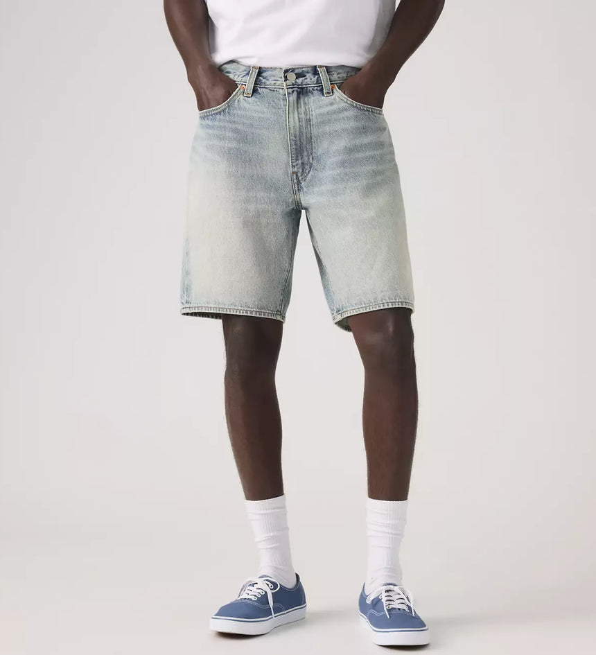 levi's® 468 寬鬆短褲 | 男裝   A8461003928- Light Indigo – Levi's 香港