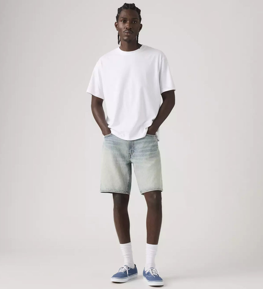 levi's® 468 寬鬆短褲 | 男裝   A8461003928- Light Indigo – Levi's 香港