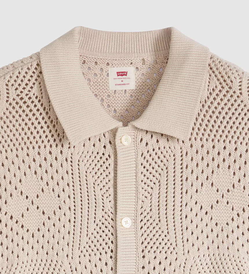 levi's® men's sweater camp shirt 0013G0006XS- Neutral – Levi's Hong Kong