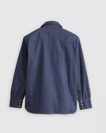 levi's® vintage clothing 1955 shorthorn sawtooth 鋸齒襯衫 | 男裝   001L70002L- Dark Indigo  – Levi's 香港