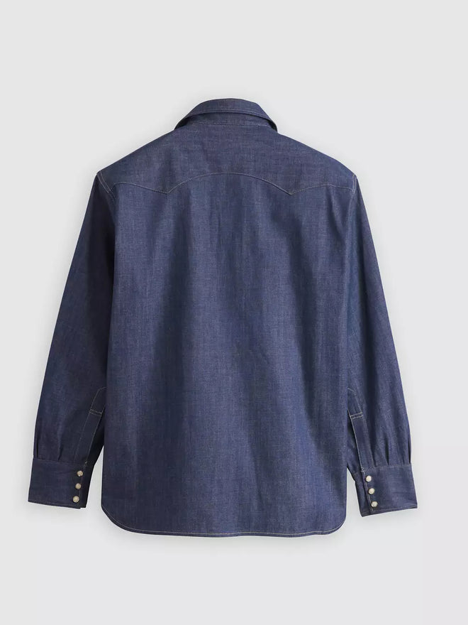 levi's® vintage clothing 1955 shorthorn sawtooth 鋸齒襯衫 | 男裝   001L70002L- Dark Indigo  – Levi's 香港