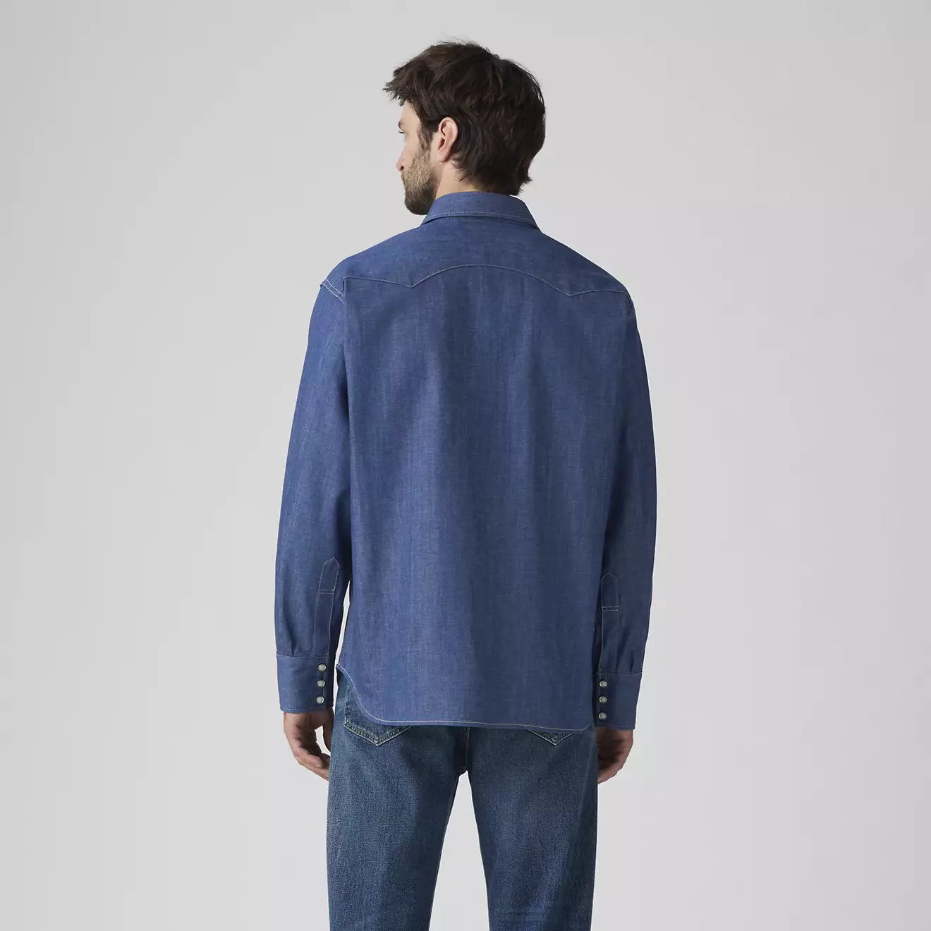 Levi's® Vintage Clothing 1955 Shorthorn Sawtooth 鋸齒襯衫 | 男裝  