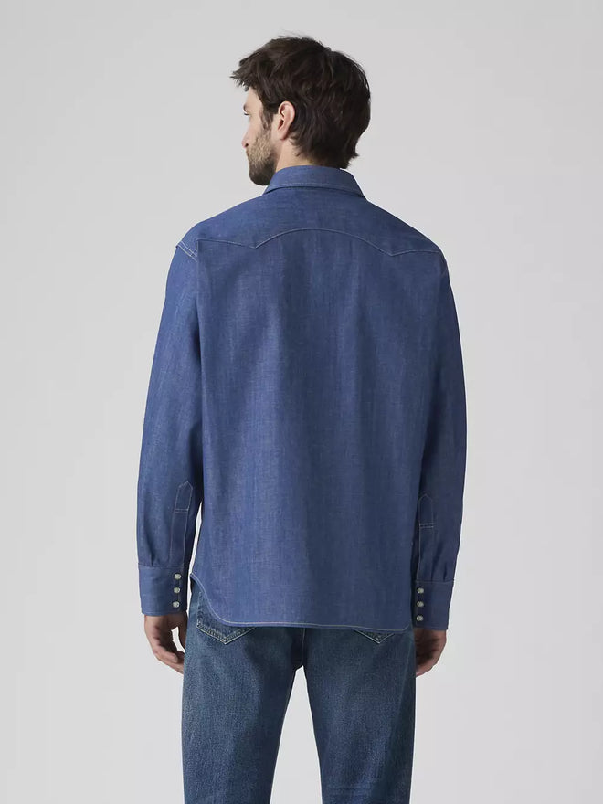 levi's® vintage clothing 1955 shorthorn sawtooth 鋸齒襯衫 | 男裝   001L70002L- Dark Indigo  – Levi's 香港