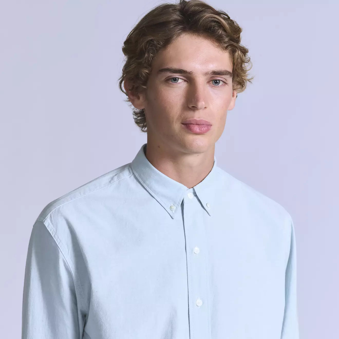levi's® blue tab™ 寬鬆扣領恤衫 | 男裝 001LI0003XS- Blue – Levi's 香港