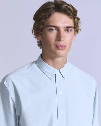 levi's® blue tab™ 寬鬆扣領恤衫 | 男裝 001LI0003XS- Blue  – Levi's 香港