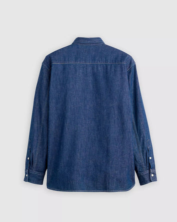 levi's® blue tab™ relaxed 牛仔鈕扣襯衫 | 男裝 001LI0004S- Blue  – Levi's 香港