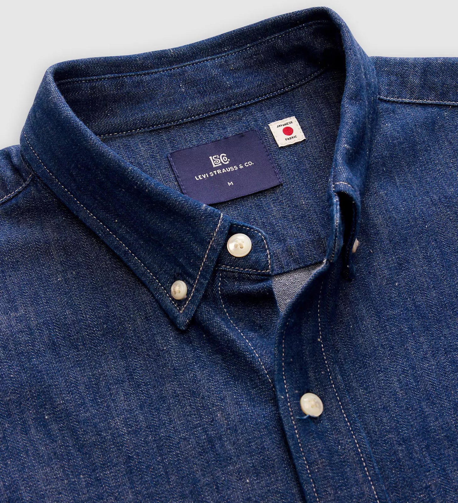 levi's® blue tab™ relaxed 牛仔鈕扣襯衫 | 男裝 001LI0004S- Blue – Levi's 香港