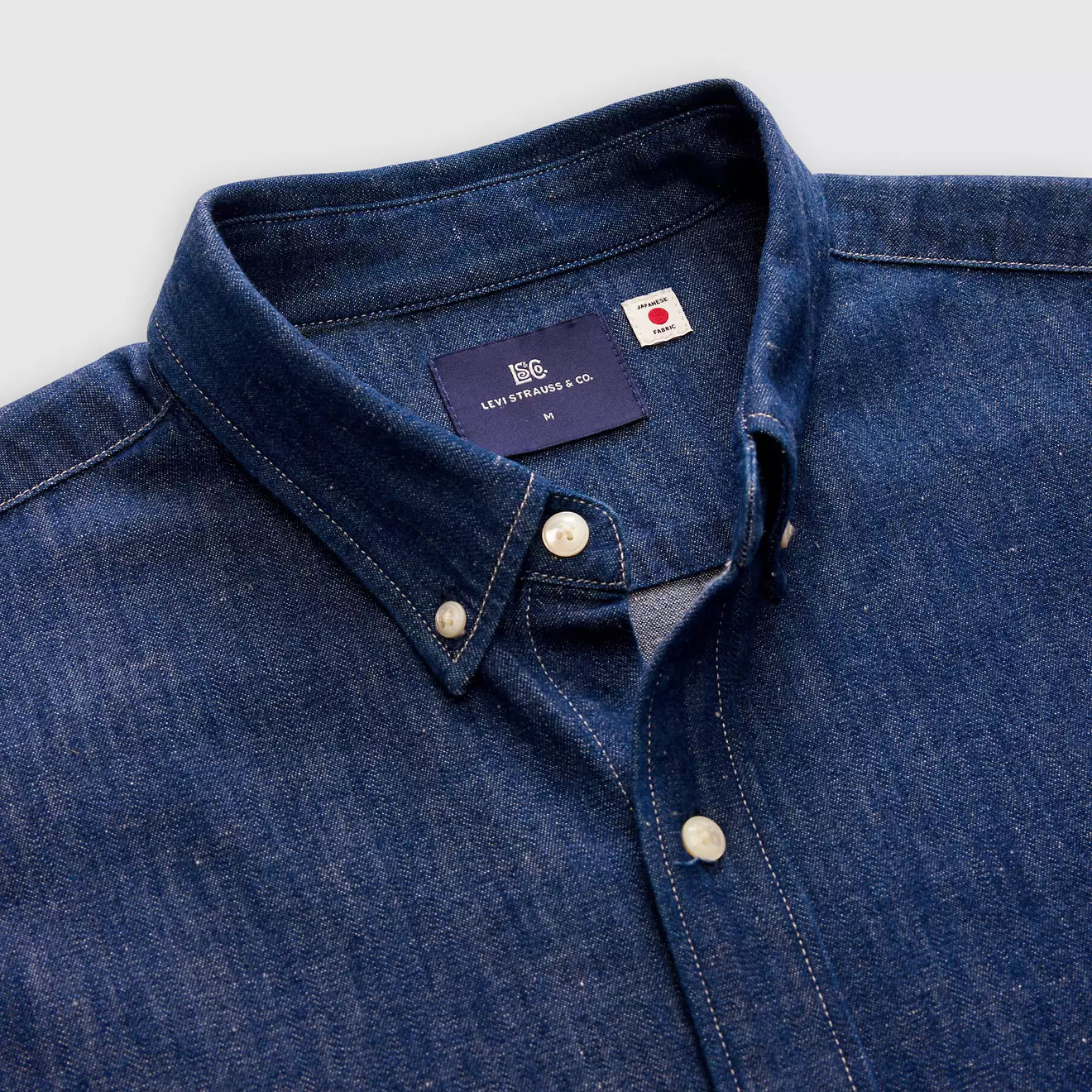 levi's® blue tab™ relaxed 牛仔鈕扣襯衫 | 男裝 001LI0004S- Blue – Levi's 香港