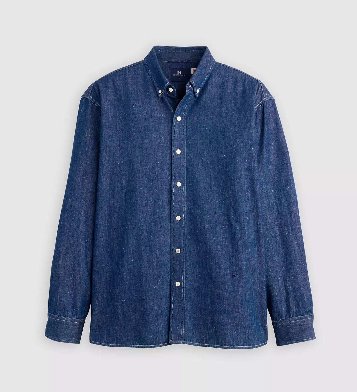 levi's® blue tab™ relaxed 牛仔鈕扣襯衫 | 男裝 001LI0004S- Blue – Levi's 香港