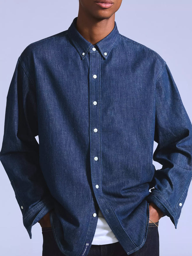 levi's® blue tab™ men's relaxed button-up shirt 001LI0004S- Blue  – Levi's Hong Kong