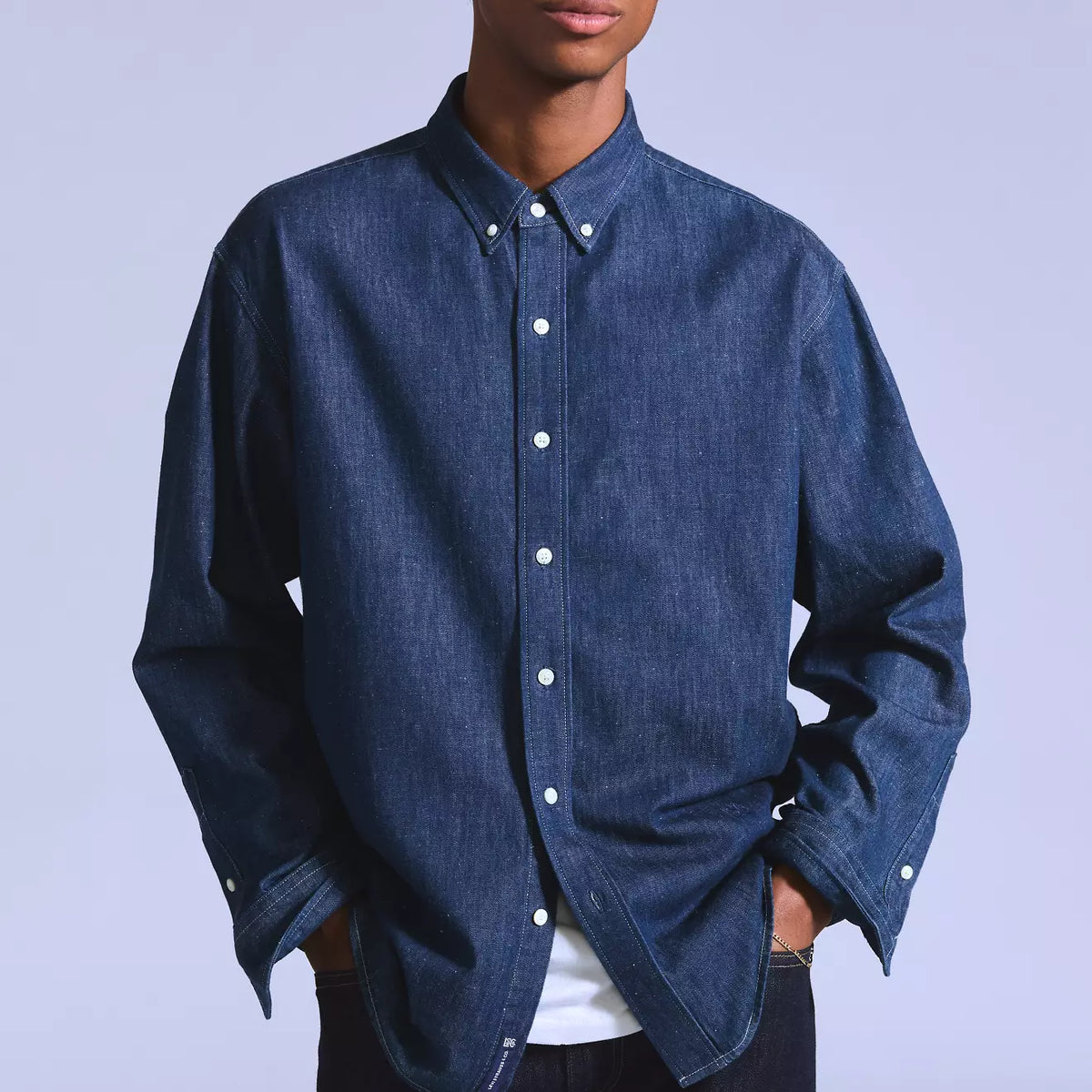 Levi's® Blue Tab™ Relaxed 牛仔鈕扣襯衫 | 男裝