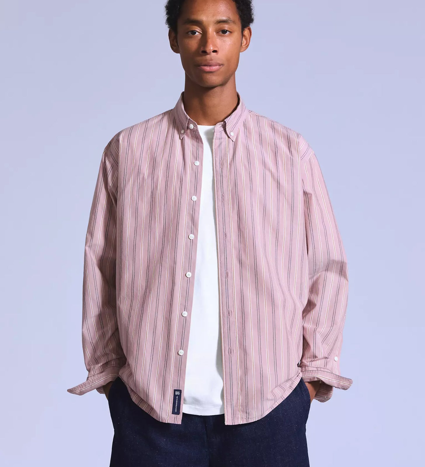 levi's® blue tab™ relaxed 鈕扣襯衫 | 男裝 001LI0006S- Multicolor – Levi's 香港