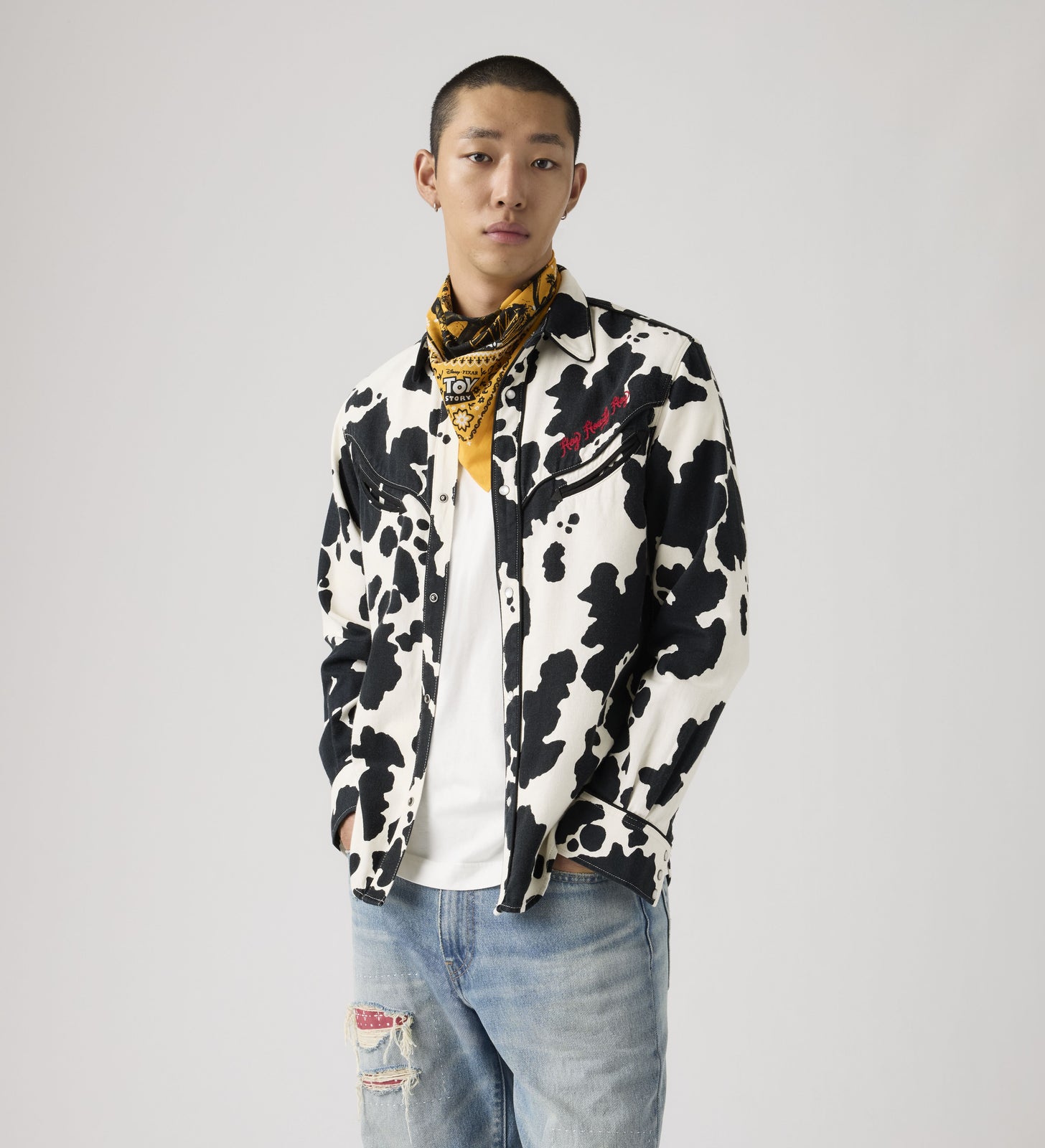 levi's® x toy story 男士 rodeo 圖案恤衫 | 男裝 0034B0000M- Multicolor – Levi's 香港