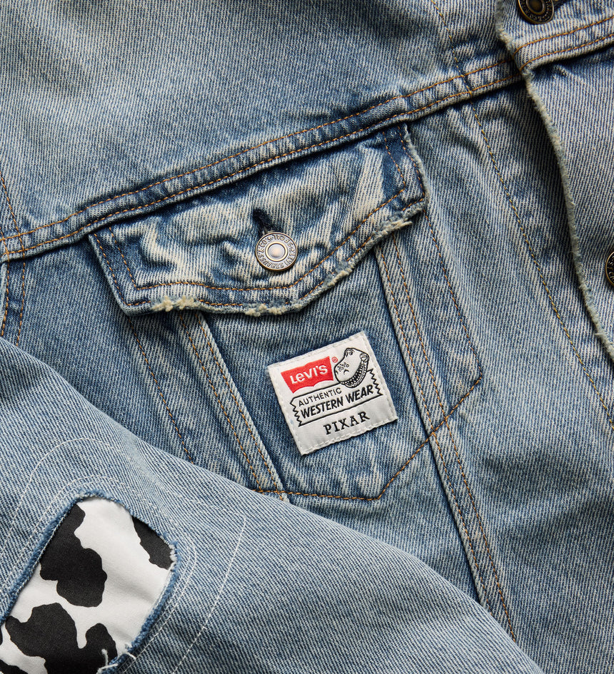 levi's® x toy story men's type iii trucker jacket 0034J0000XS- Medium Indigo – Levi's Hong Kong