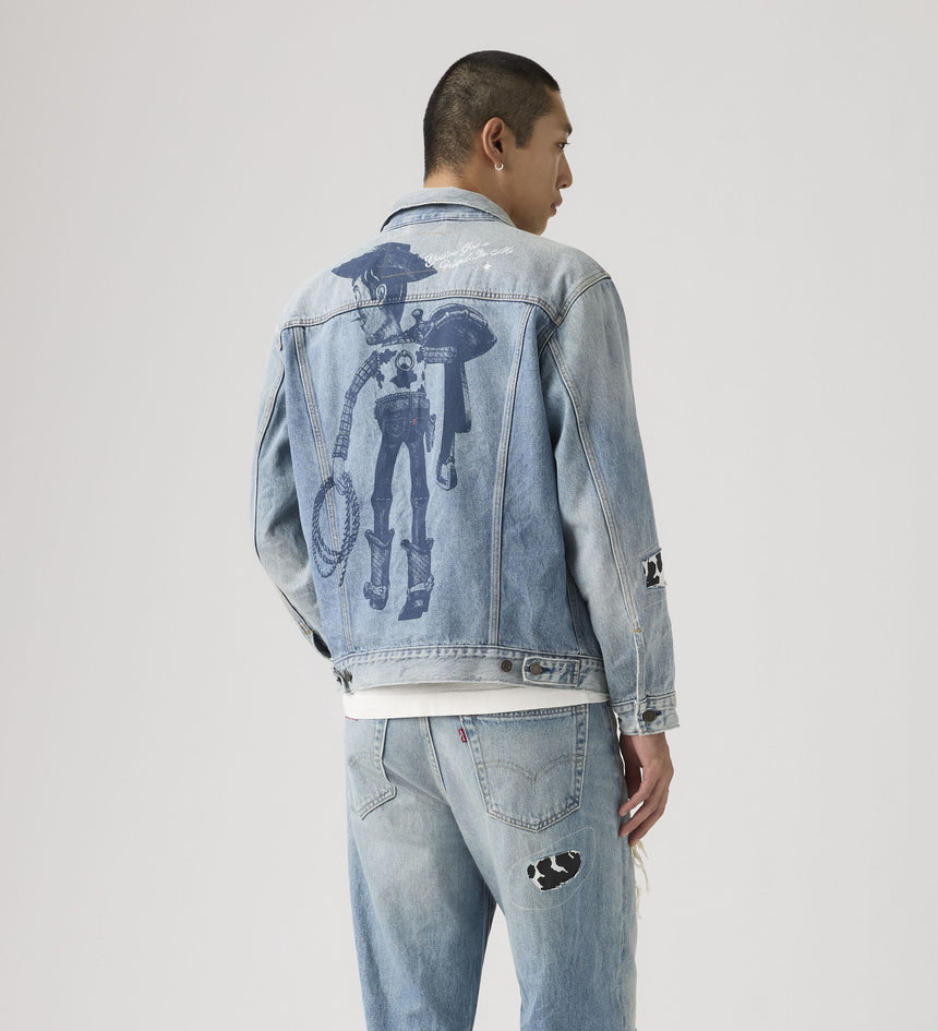 levi's® x toy story men's type iii trucker jacket 0034J0000XS- Medium Indigo – Levi's Hong Kong