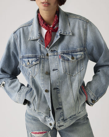 levi's® x toy story men's type iii trucker jacket 0034J0000XS- Medium Indigo  – Levi's Hong Kong