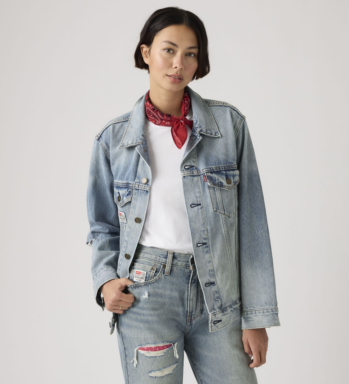 levi's® x toy story 男士 type iii trucker 牛仔外套 | 男裝 0034J0000M- Medium Indigo – Levi's 香港