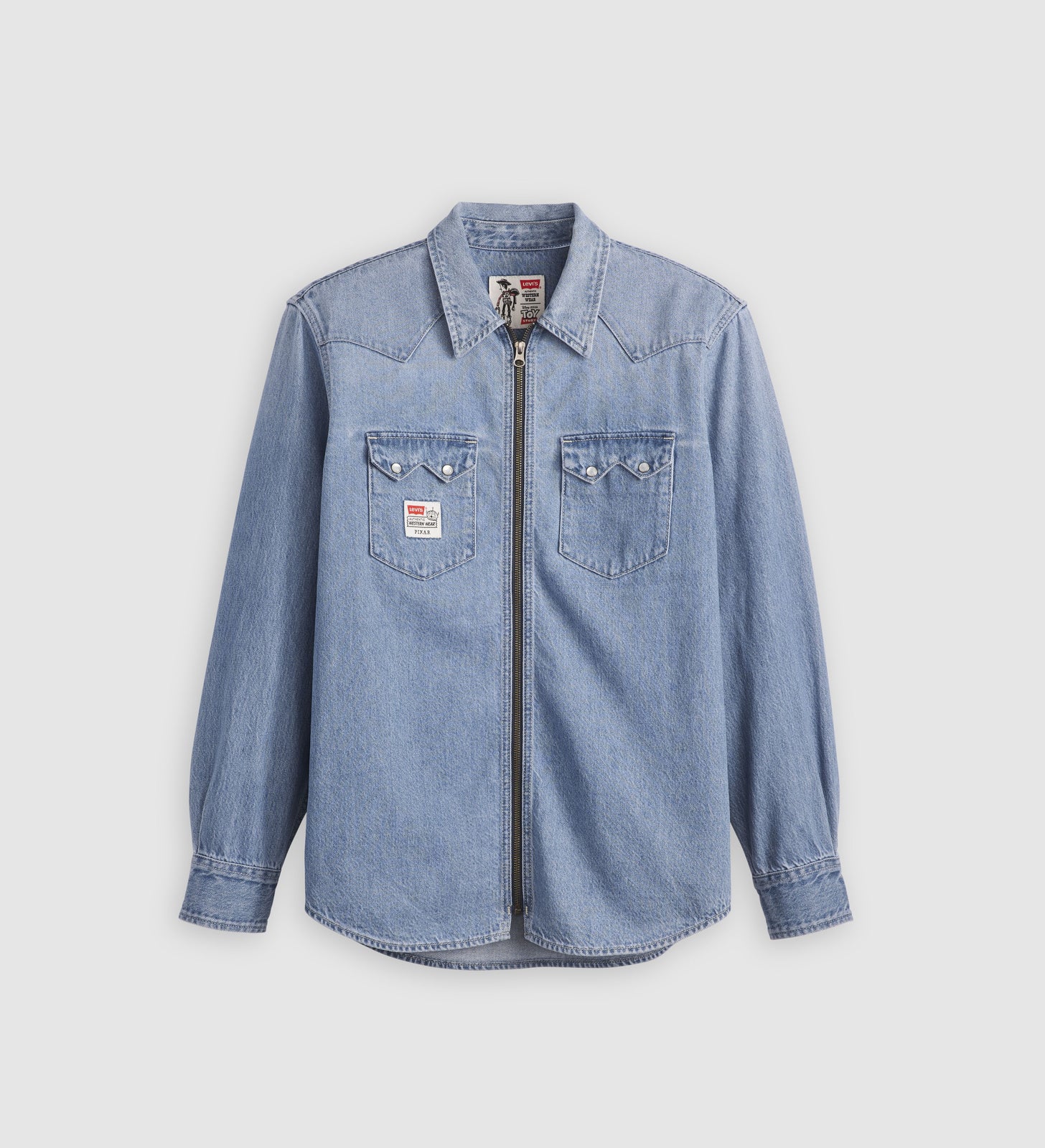 levi's® x toy story 男士西部圖案外套 | 男裝 0034P0000XS- Light Indigo – Levi's 香港