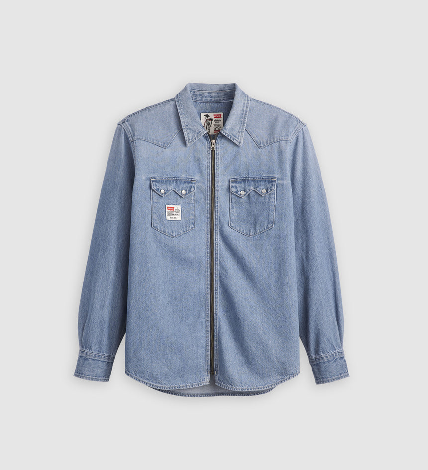 levi's® x toy story men's western shacket 0034P0000XS- Light Indigo – Levi's Hong Kong