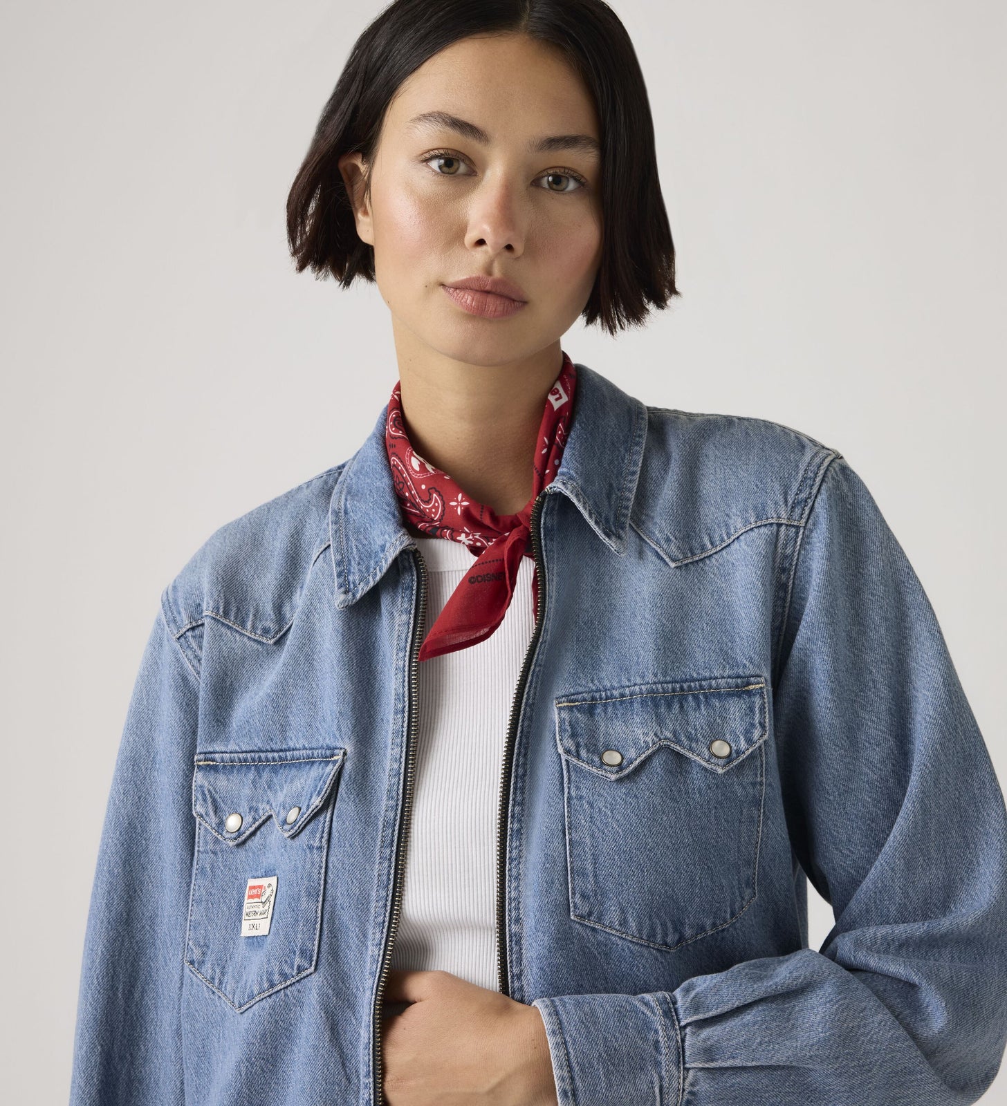 levi's® x toy story 男士西部圖案外套 | 男裝 0034P0000XS- Light Indigo – Levi's 香港