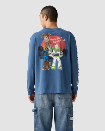 levi's® x toy story 男士長袖袋袋圖案 t 恤 | 男裝 0034Q0000XS- Multicolor  – Levi's 香港