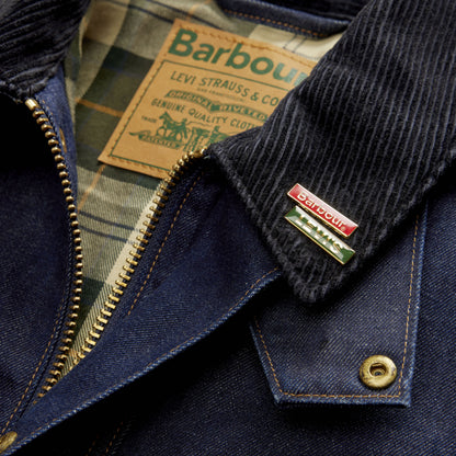 Levi's® x Barbour Oversized Bedale Denim Jacket