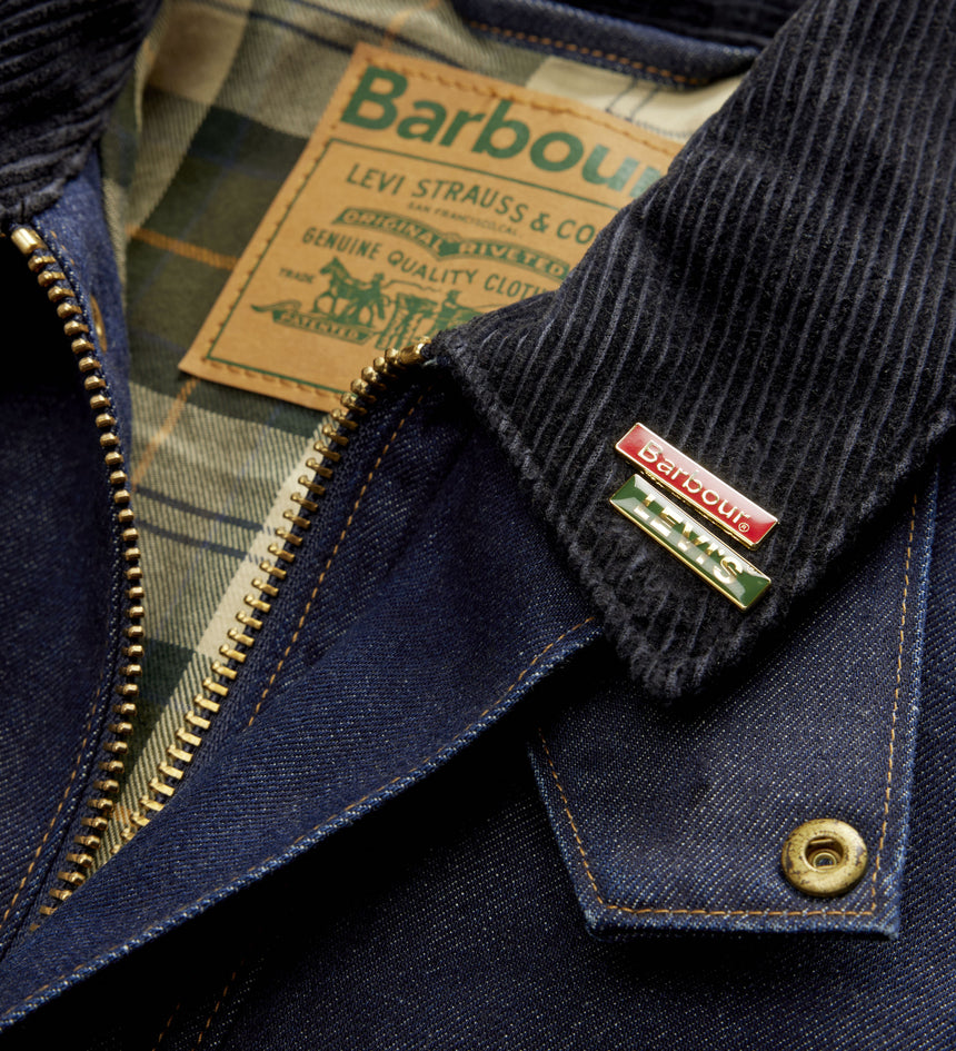 levi's® x barbour oversized bedale denim jacket 003FP0000XXS- Dark Rinse – Levi's Hong Kong