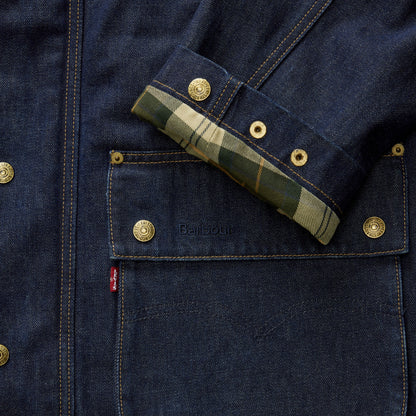 Levi's® x Barbour Oversized Bedale Denim Jacket