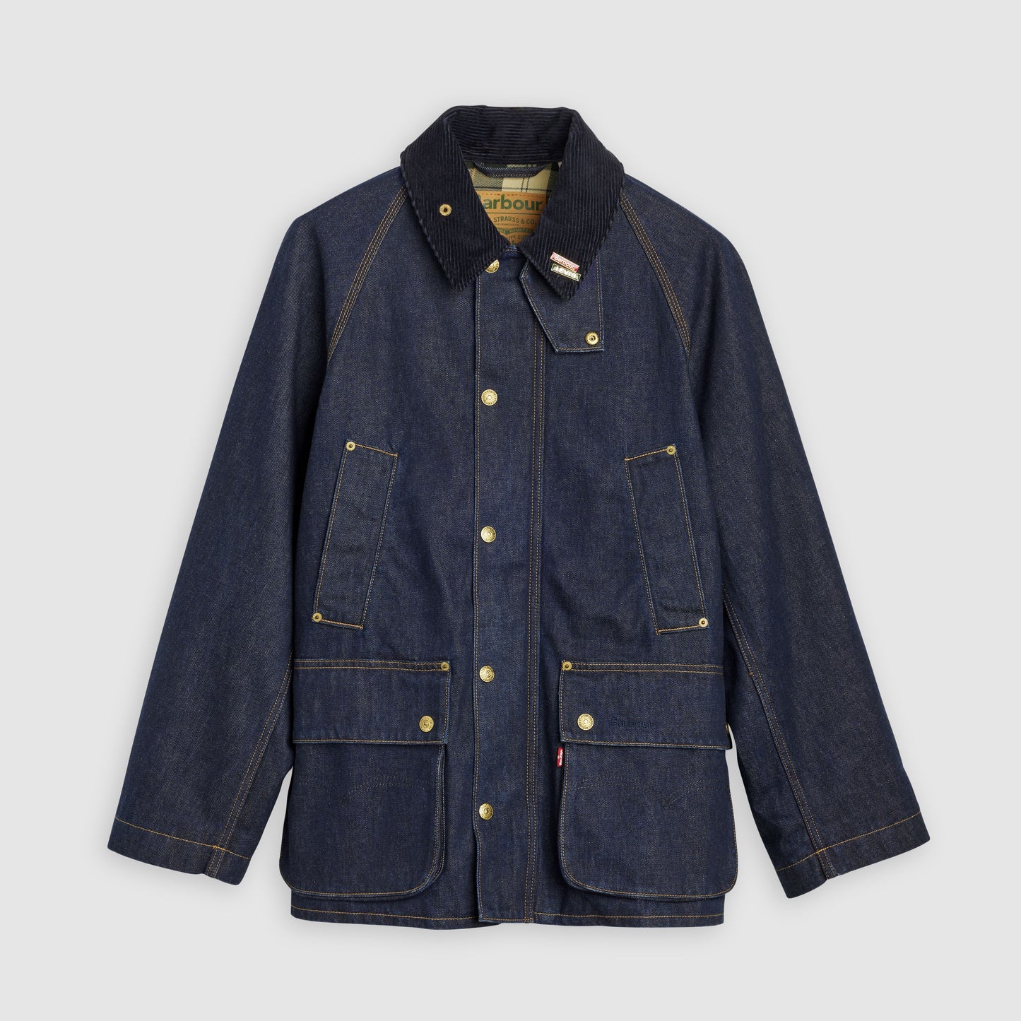 Levi's® x Barbour Oversized Bedale Denim Jacket