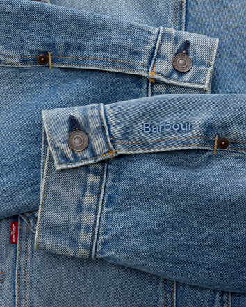 levi's® x barbour type ii trucker jacket 003GM0000XXS- Vintage Wash  – Levi's Hong Kong