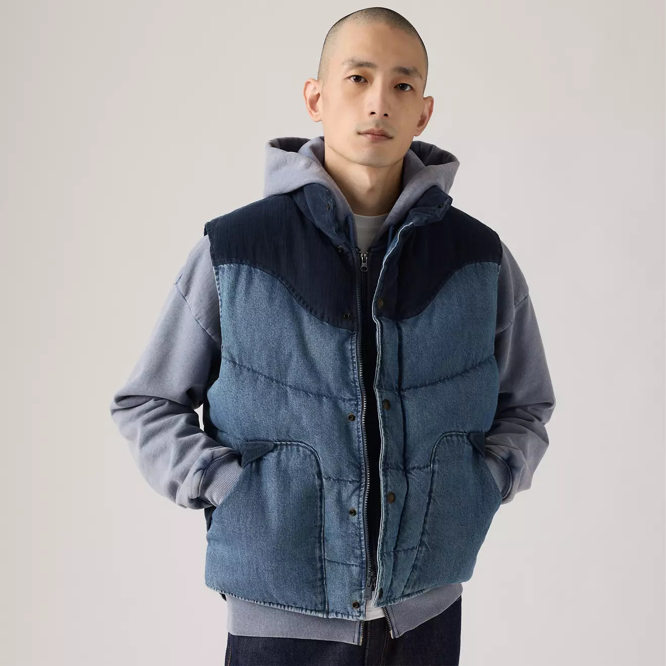 levi's® wild west 背心|男裝 003GQ0000XS- Medium Wash – Levi's 香港