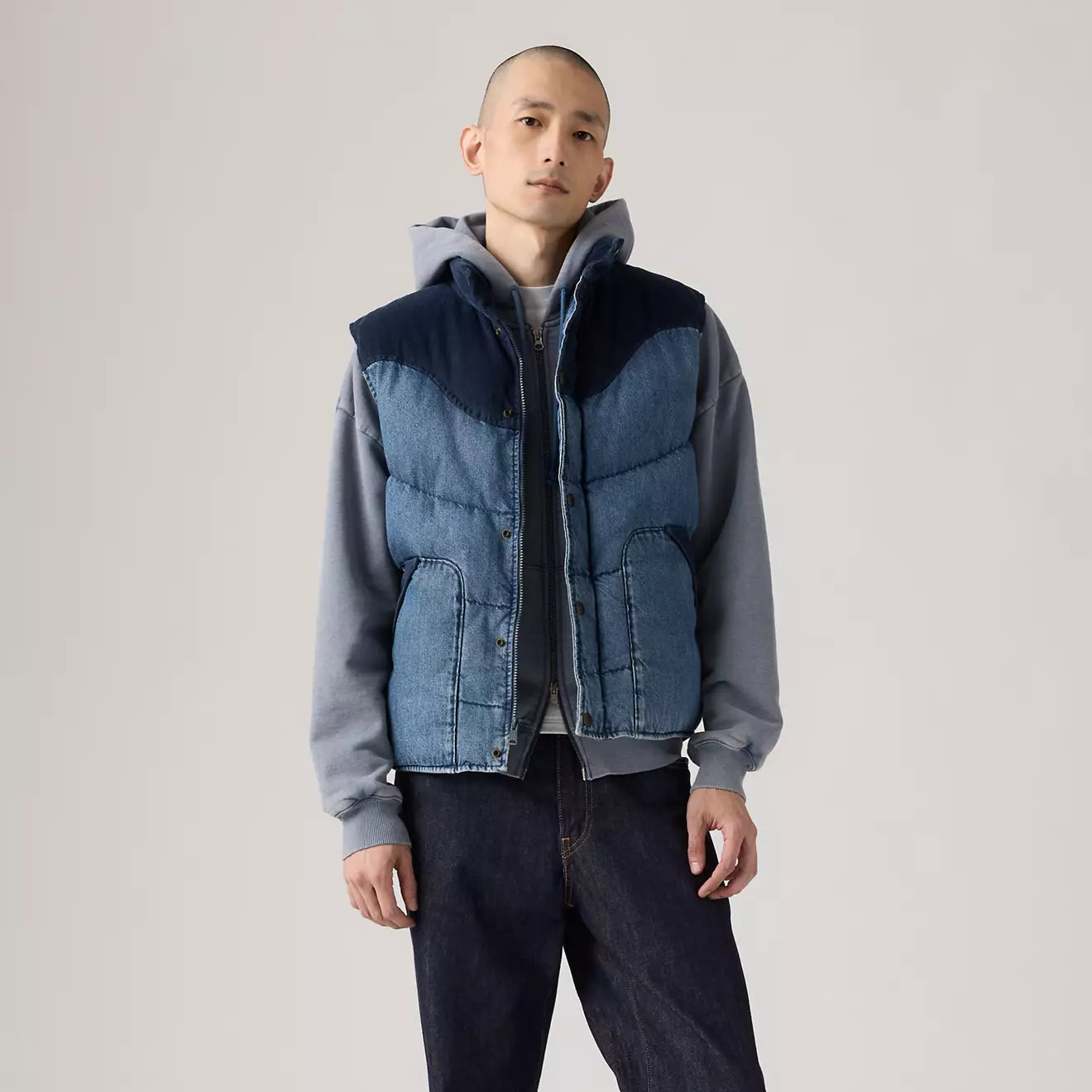 levi's® wild west 背心|男裝 003GQ0000XS- Medium Wash – Levi's 香港
