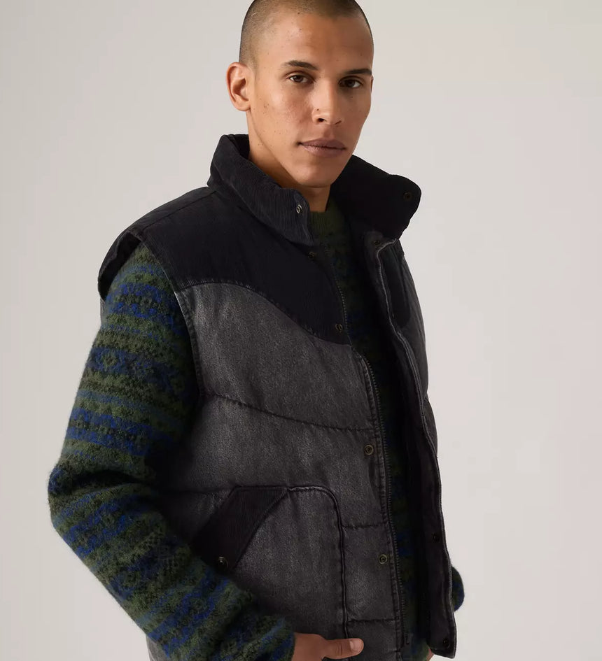 levi's® wild west vest 003GQ0001XS- Black – Levi's Hong Kong