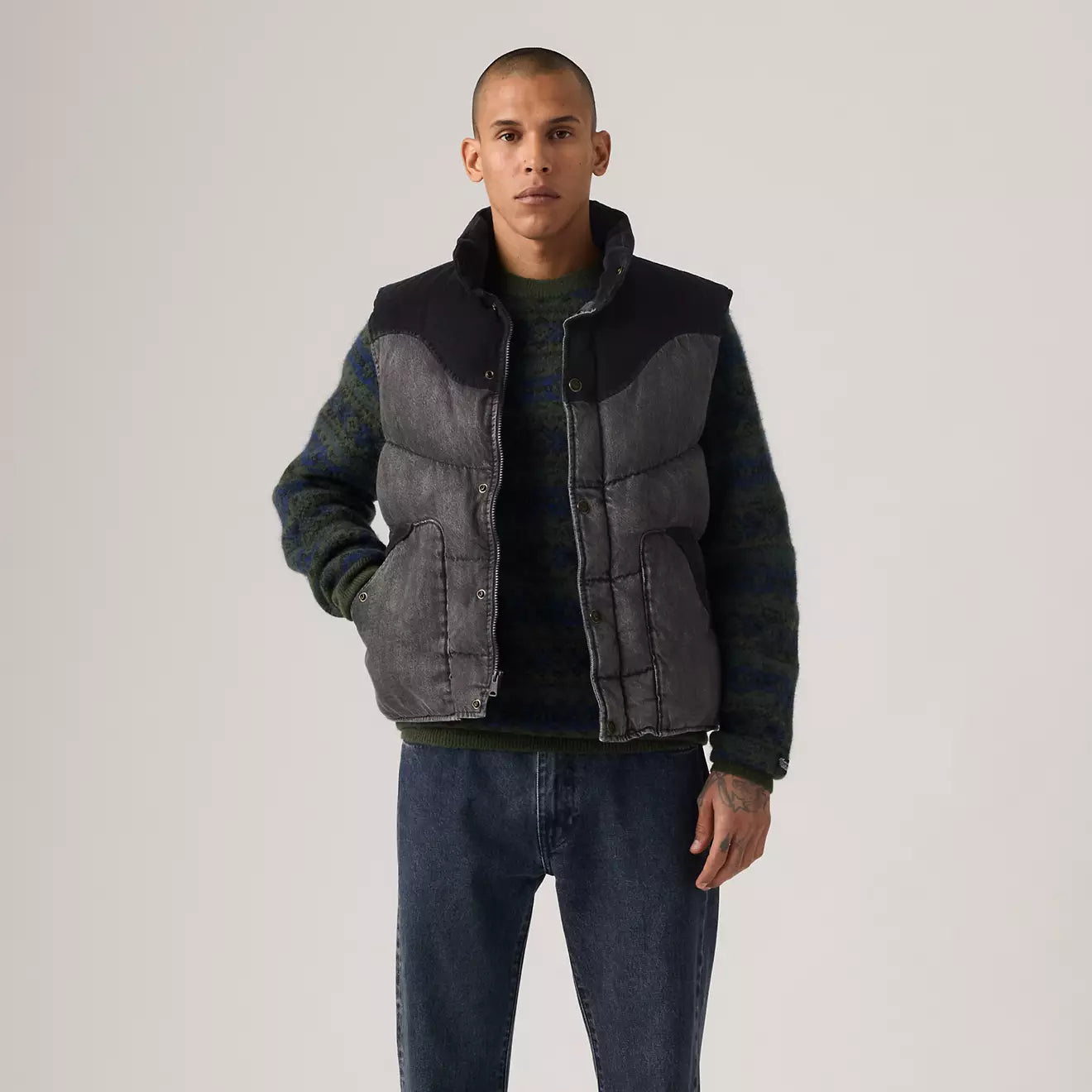 levi's® wild west 背心|男裝 003GQ0001XS- Black – Levi's 香港