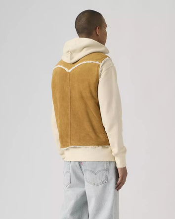 levi's® western suede 西部麂皮背心 | 男裝   004GO0000XS- Brown  – Levi's 香港