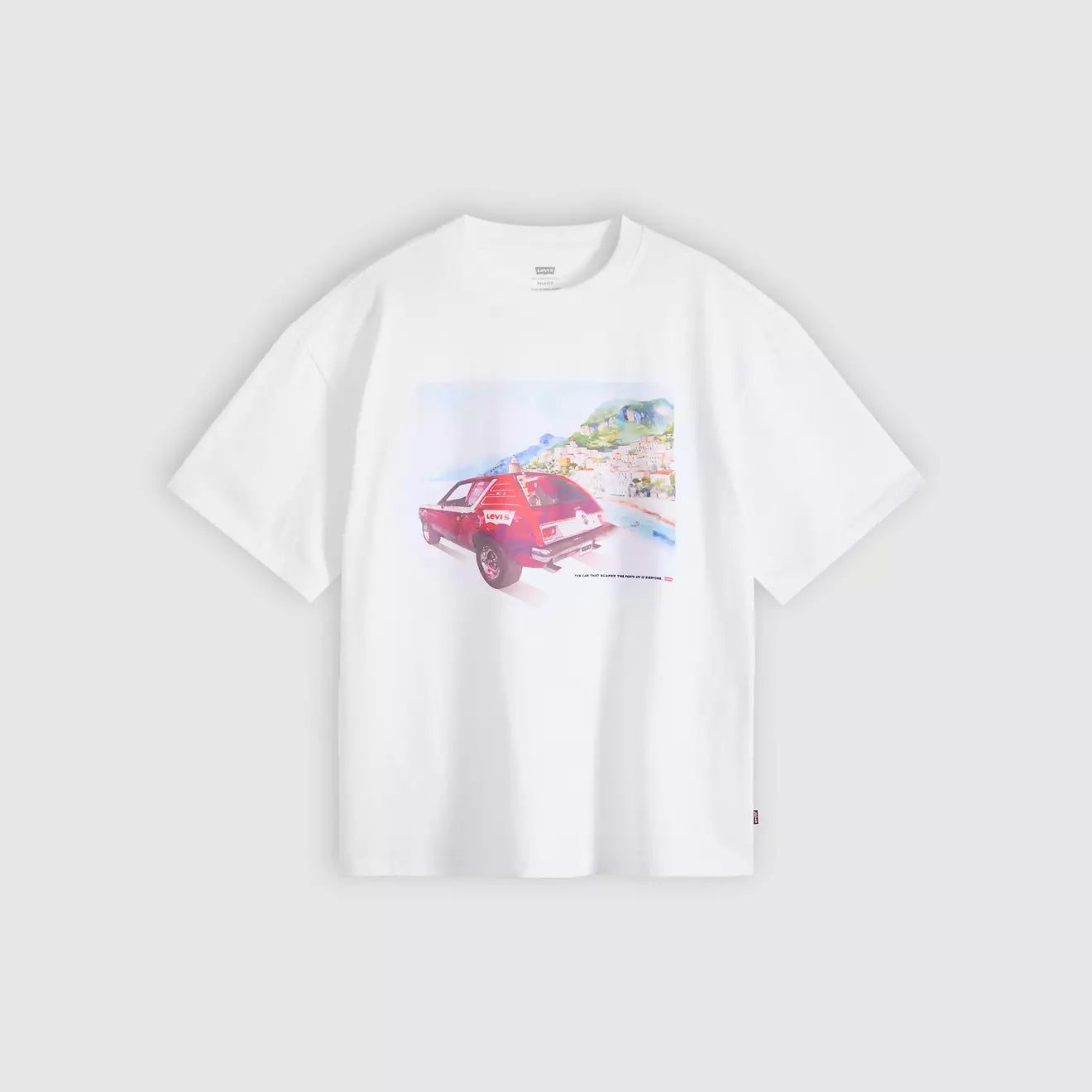 levi's® graphic boxy 寬鬆 t恤 | 男裝   004H00020S- White – Levi's 香港