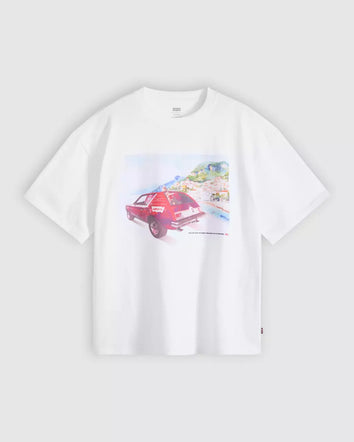 levi's® men's graphic boxy tee 004H00020S- White  – Levi's Hong Kong