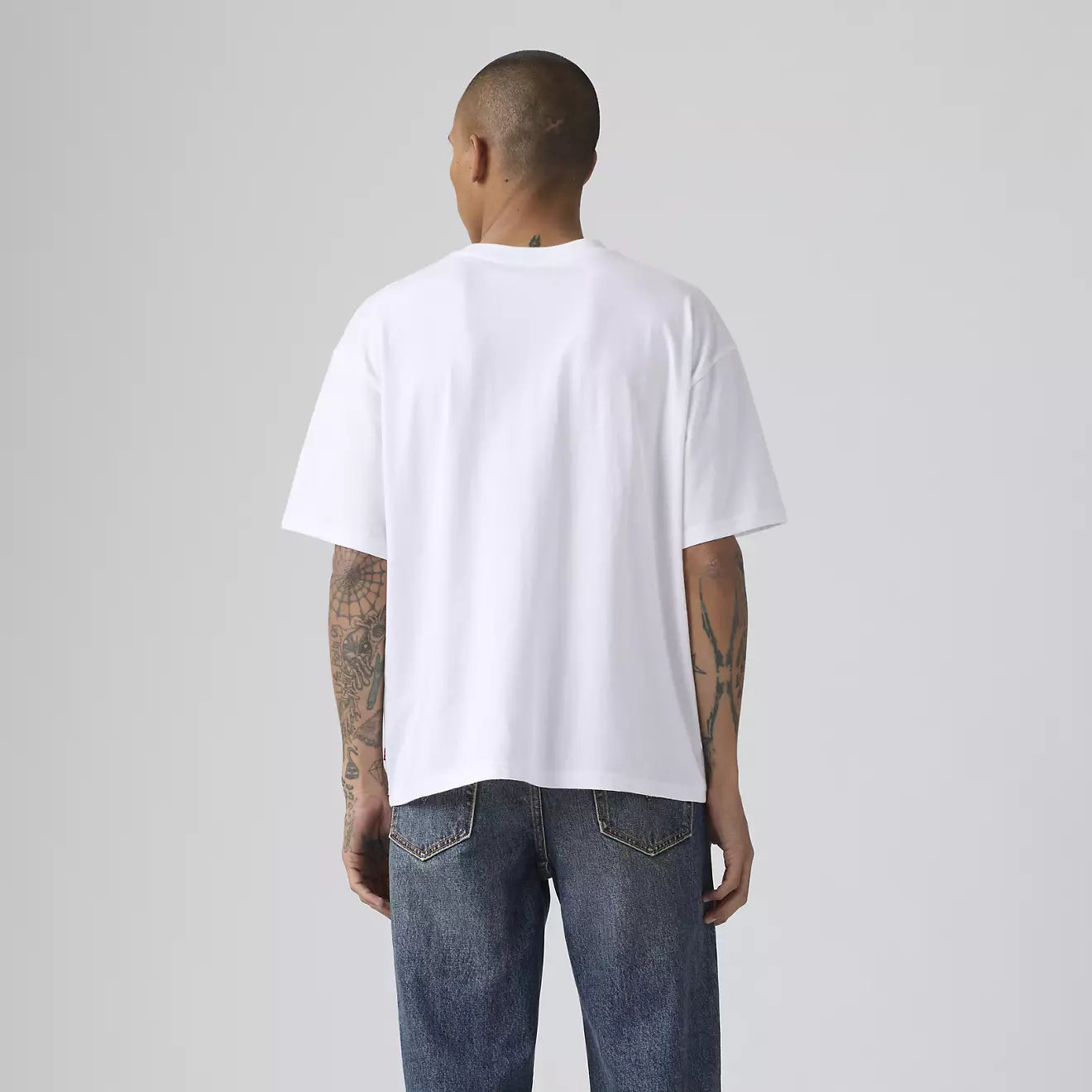 levi's® graphic boxy 寬鬆 t恤 | 男裝   004H00020S- White – Levi's 香港