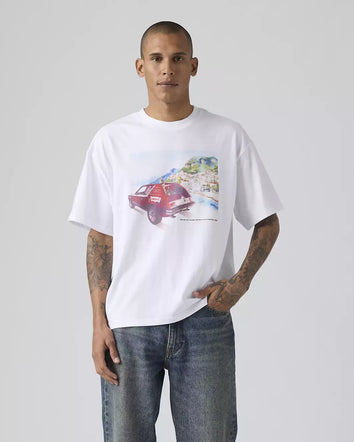 levi's® men's graphic boxy tee 004H00020S- White  – Levi's Hong Kong