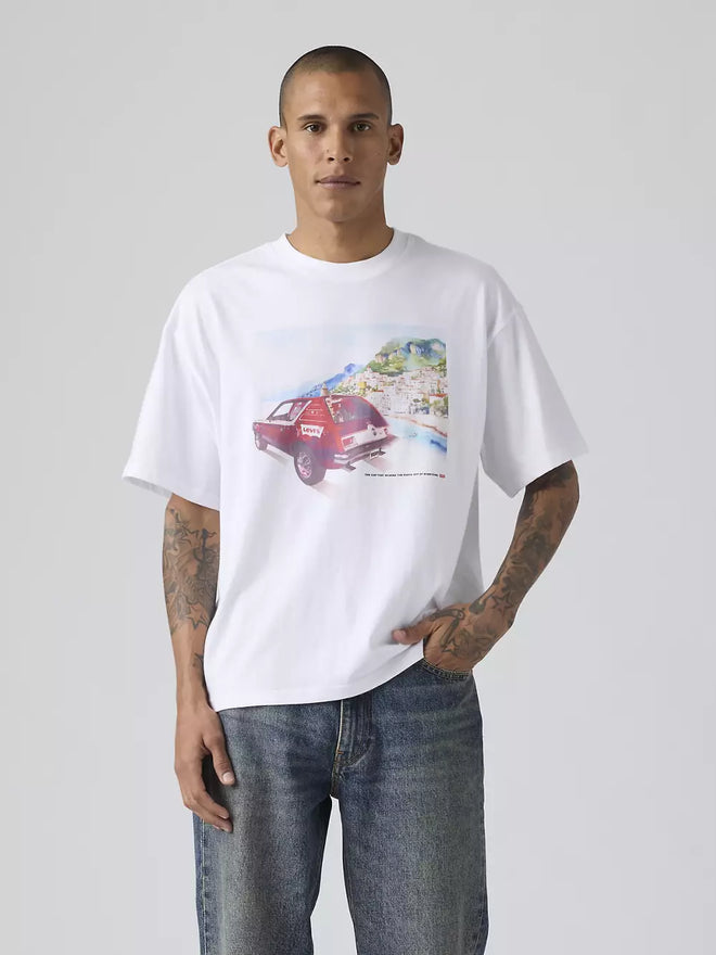 levi's® graphic boxy 寬鬆 t恤 | 男裝   004H00020S- White  – Levi's 香港
