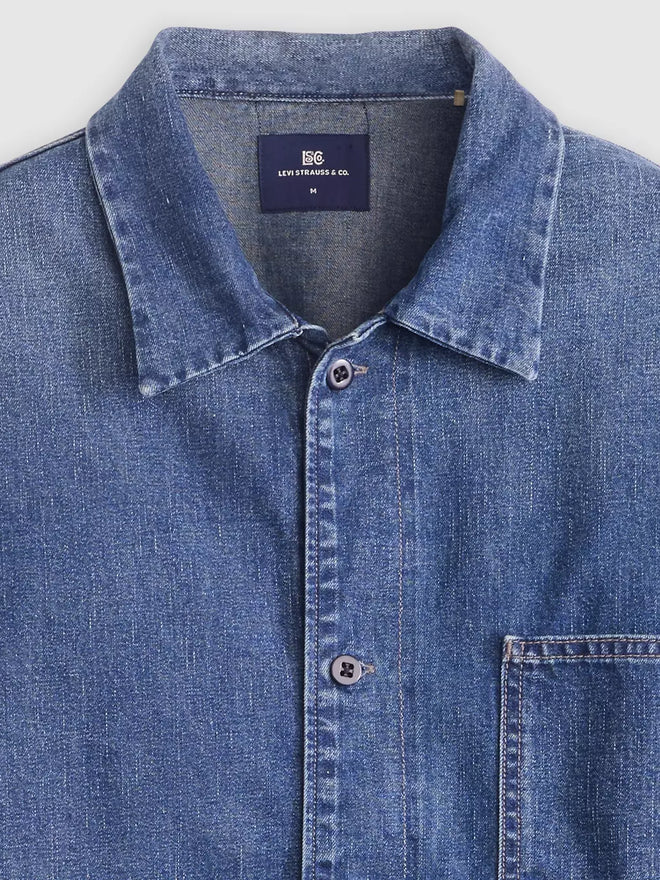 levi's® blue tab™ men's work shacket 004TH0000XS- Medium Indigo  – Levi's Hong Kong