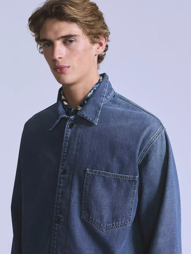 levi's® blue tab™ men's work shacket 004TH0000XS- Medium Indigo  – Levi's Hong Kong